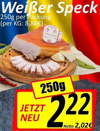 Wurstico Weißer Speck 250g Angebot