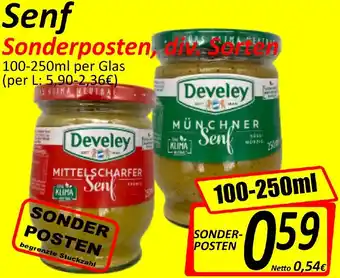 Wurstico Senf Sonderposten, Div. Sorten 100-250ml Angebot