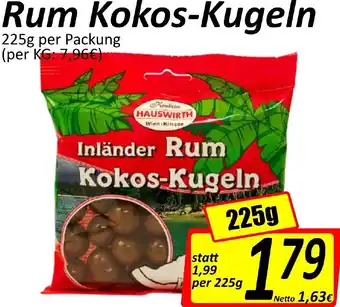 Rum Kokos-Kugeln 225g