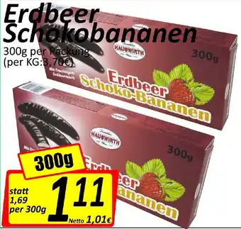 Wurstico Erdbeer Schokobananen 300g Angebot