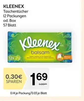 Bipa Kleenex taschentücher Angebot