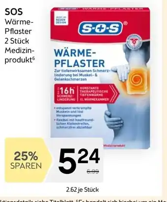 Bipa Sos wärme- pflaster Angebot