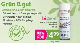 Bipa Körper-& Massageöl Lavendel BIPA Angebot