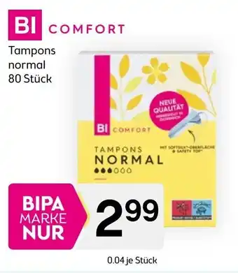 Bipa Tampons Normal Angebot