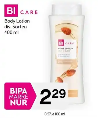 Bipa Body lotion Angebot