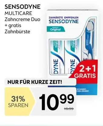 Bipa Sensodyne multicare zahncreme duo Angebot