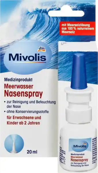 dm Mivolis Meerwasser Nasenspray Angebot