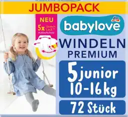 dm Babylove Premium-Windeln Angebot