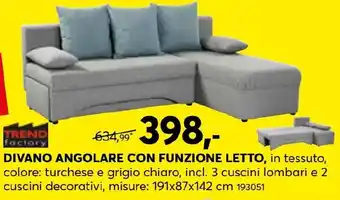 Rutar Divano angolare con funzione letto Angebot