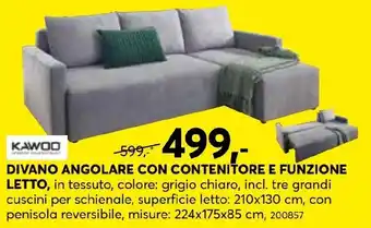 Rutar Divano angolare con contenitore e funzione letto Angebot