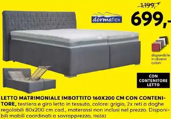 Rutar Letto matrimoniale imbottito Angebot