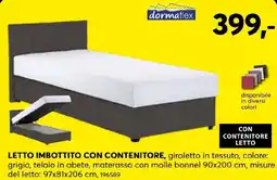 Rutar Letto imbottito con contenitore Angebot