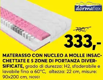 Rutar Materasso con nucleo a molle insac- chettate e 5 zone di portanza diver- sificate Angebot