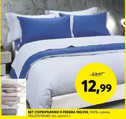 Rutar Set copripiumino e federa 150/210 Angebot