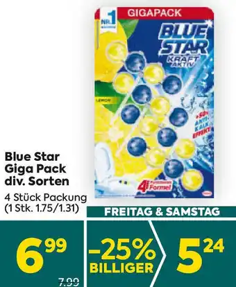 Billa Blue Star Giga Pack Angebot