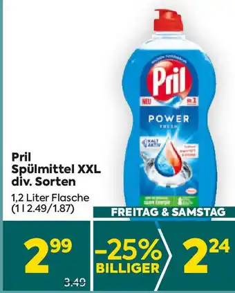 Billa Pril Spülmittel XXL Angebot