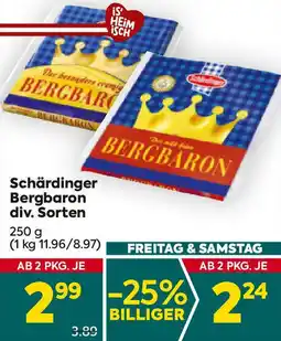 Billa Schärdinger Bergbaron Angebot