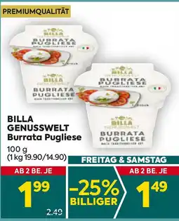 Billa Burrata pugliese Angebot