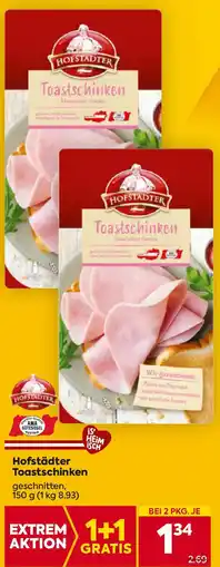 Billa Hofstädter Toastschinken Angebot