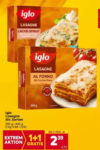 Billa Lasagne Angebot