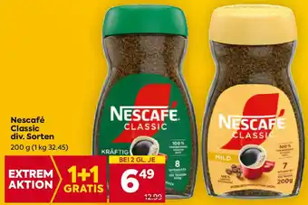 Billa Nescafé Classic Angebot