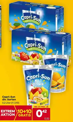 Billa Capri-Sun Angebot