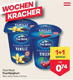 MPreis Tirol milch fruchtjoghurt Angebot