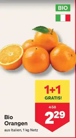 MPreis Bio orangen Angebot