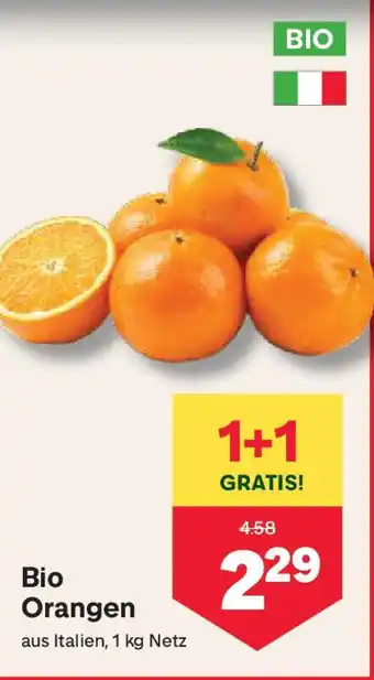 MPreis Bio orangen Angebot