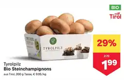 MPreis Tyrolpilz bio steinchampignons Angebot