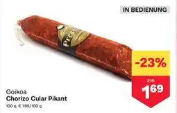 MPreis Goikoa chorizo cular pikant Angebot