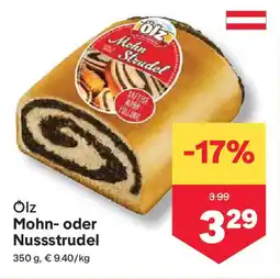 MPreis Ölz mohn strudel Angebot