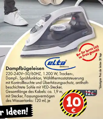 TEDi Dampfbügeleisen Angebot