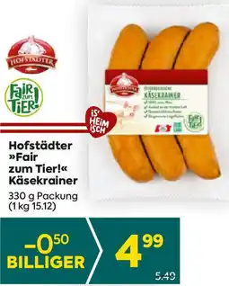 Billa Hofstädter »fair zum tier!<< käsekrainer Angebot