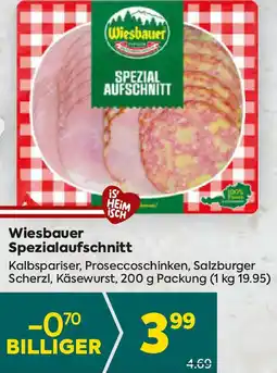 Billa Wiesbauer spezialaufschnitt Angebot