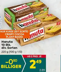 Billa Hanuta Angebot