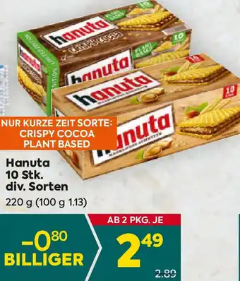 Billa Hanuta Angebot