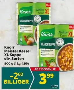 Billa Knorr meister kessel xl suppe Angebot