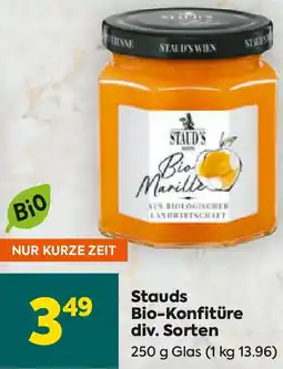 Billa Stauds bio-konfitüre Angebot