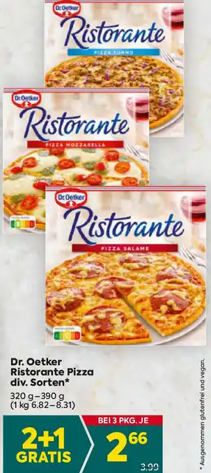 Billa Dr. oetker ristorante pizza Angebot