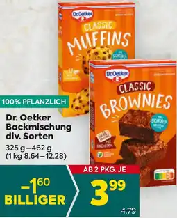 Billa Dr. oetker backmischung Angebot