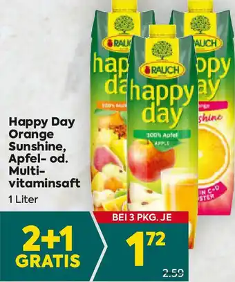 Billa Happy day orange sunshine, apfel-od. Angebot