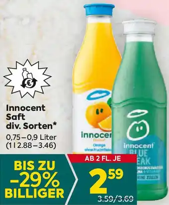 Billa Innocent saft Angebot