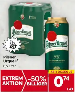Billa Pilsner urquell Angebot