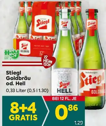 Billa Stiegl Goldbräu Angebot