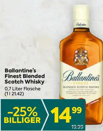 Billa Ballantine's finest blended scotch whisky Angebot