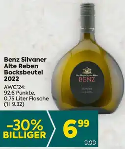 Billa Benz silvaner alte reben bocksbeutel 2022 Angebot