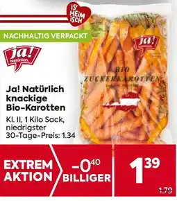 Billa Knackige bio-karotten Angebot