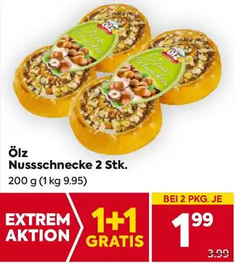 Billa Ölz nussschnecke Angebot