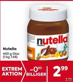 Billa Nutella Angebot